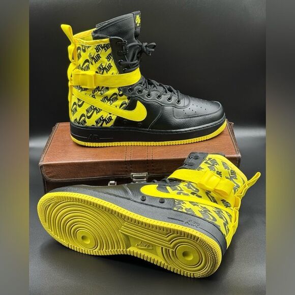 Nike SF Air Force 1 'Dynamic Yellow' - Picture 6 of 12